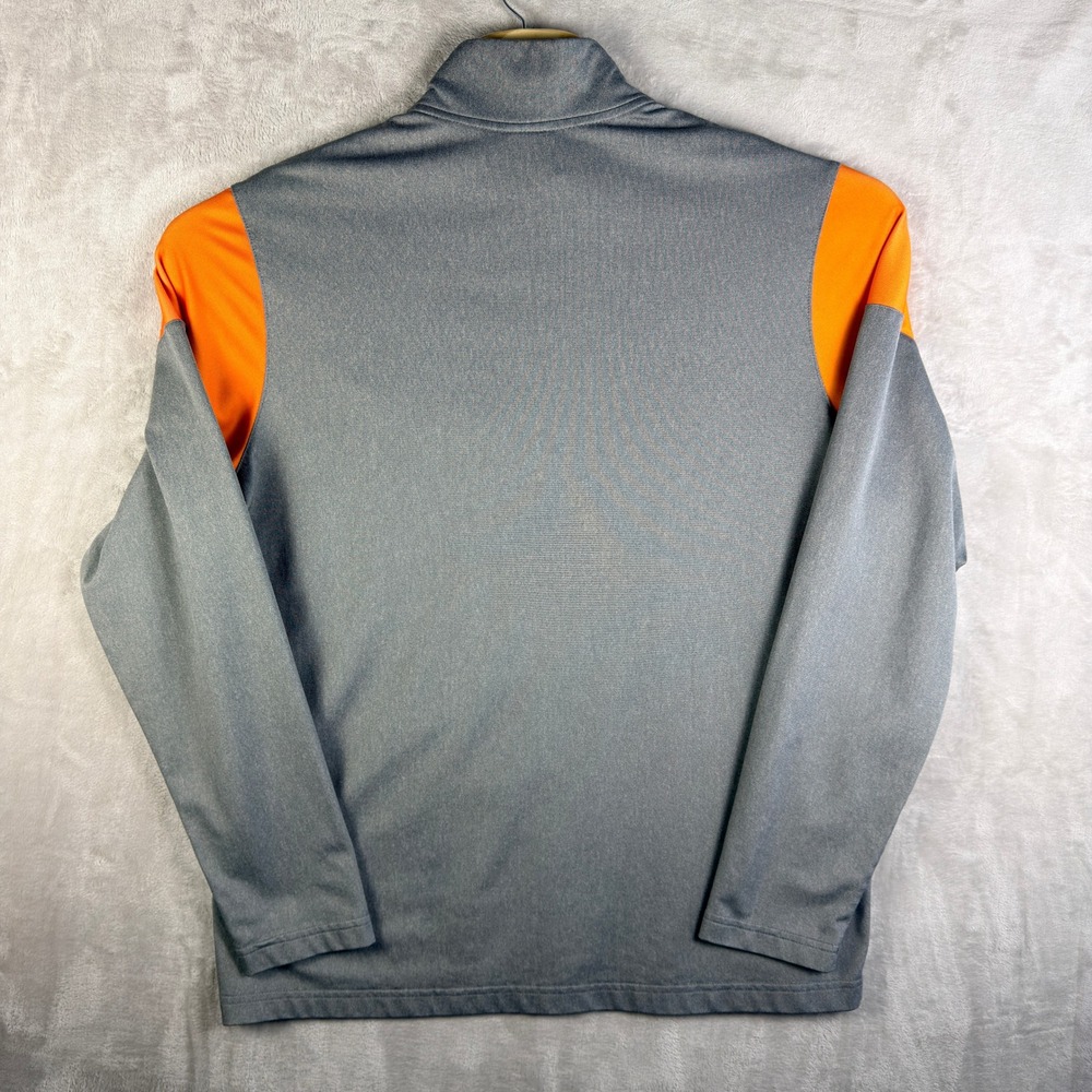 Nike Tennessee Volunteers Pullover Mens XL Gray Orange Dri-FIT Quarter Zip - Picture 6 of 6